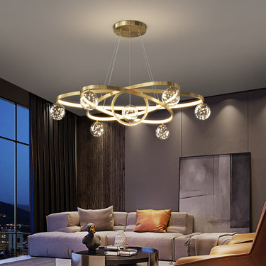Light luxury starry chandelier